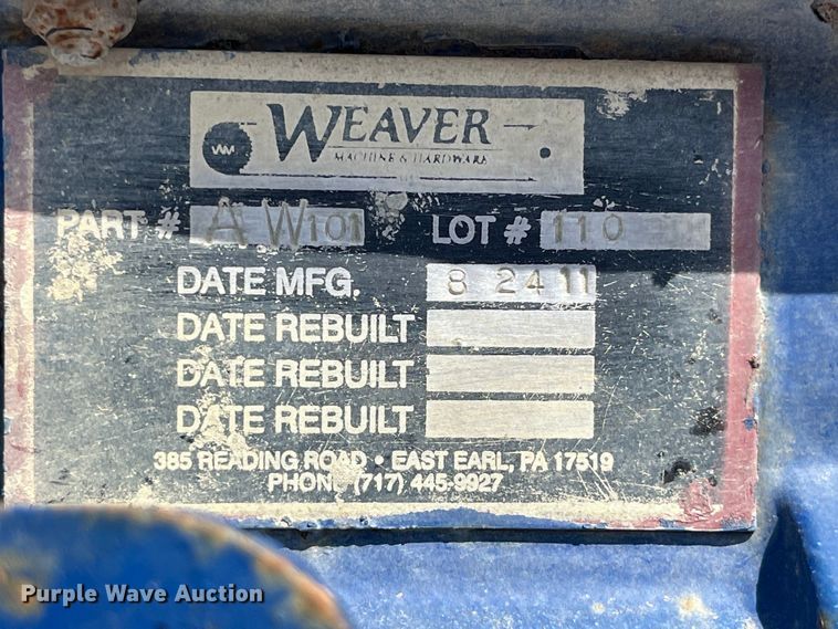 image for item LD9337 2012 Hensley  ATLW-36-32-8  pneumatic feed reclaimer trailer