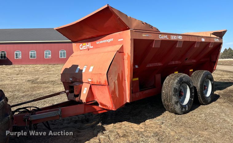 image for item LO9497 GEHL  1330 HD Scavanger manure spreader