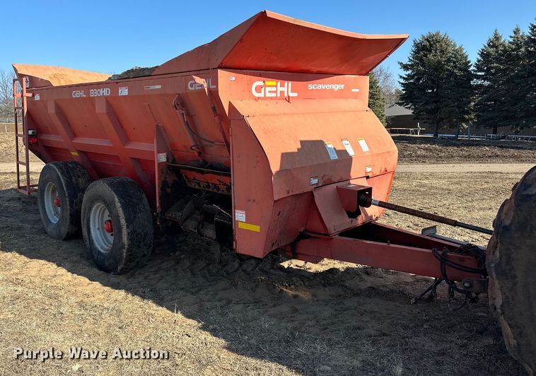 image for item LO9497 GEHL  1330 HD Scavanger manure spreader