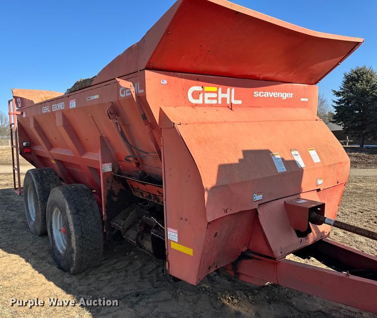 image for item LO9497 GEHL  1330 HD Scavanger manure spreader