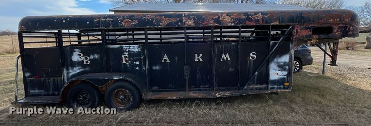 image for item LV9247 Shop built  livestock trailer