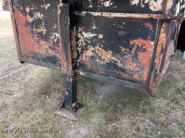 image for item LV9247 Shop built  livestock trailer