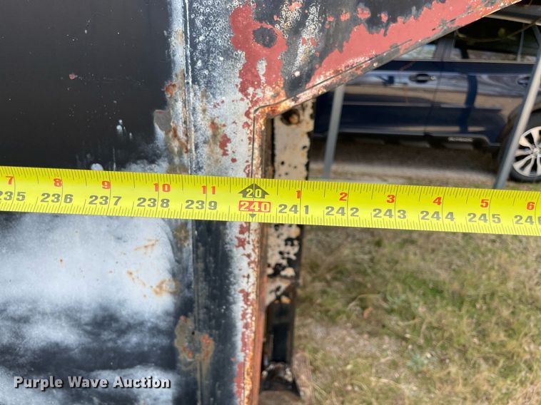 image for item LV9247 Shop built  livestock trailer