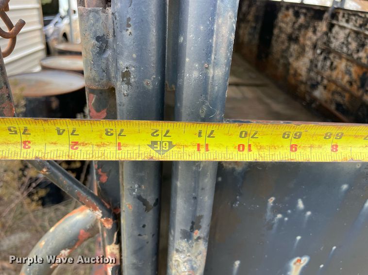 image for item LV9247 Shop built  livestock trailer