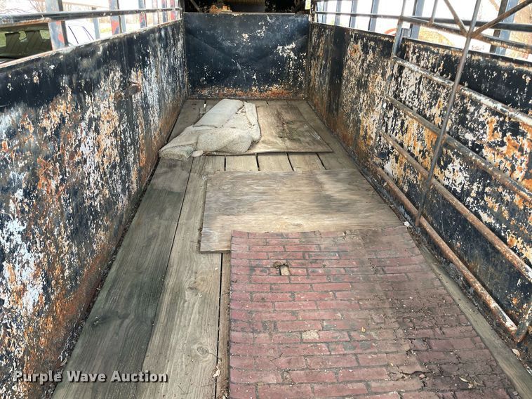 image for item LV9247 Shop built  livestock trailer