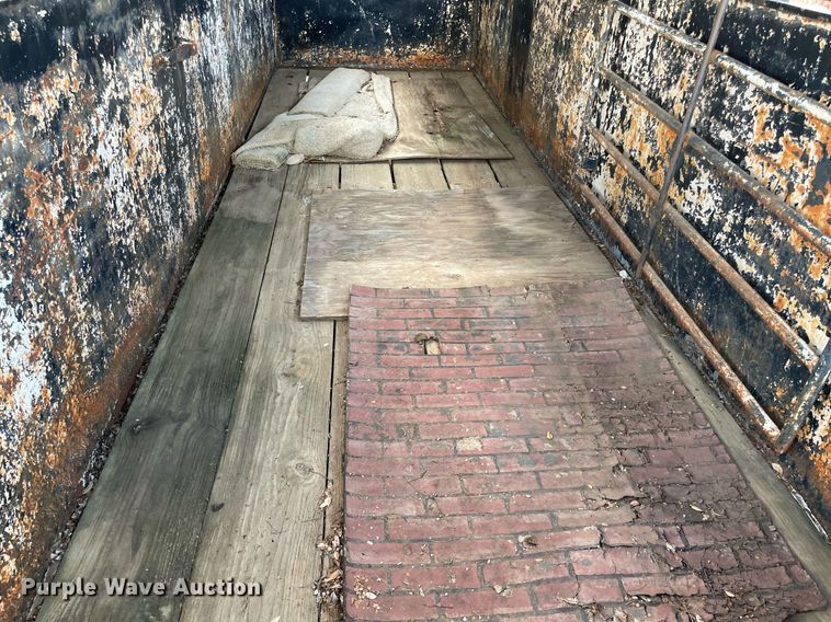 image for item LV9247 Shop built  livestock trailer