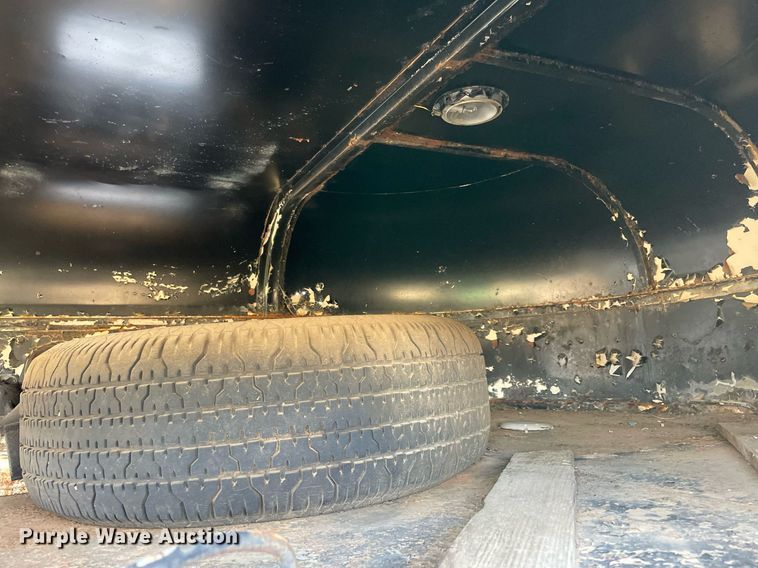 image for item LV9247 Shop built  livestock trailer