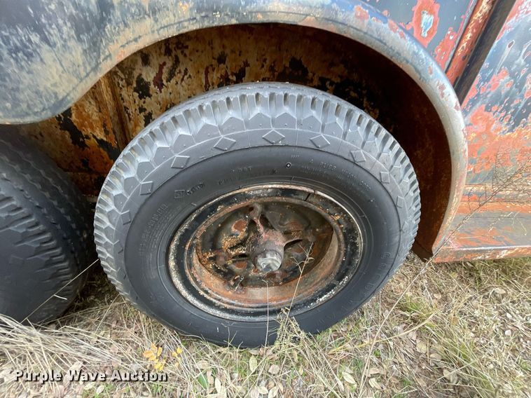 image for item LV9247 Shop built  livestock trailer