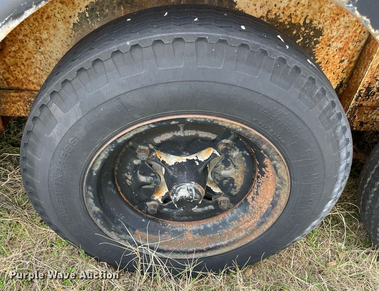 image for item LV9247 Shop built  livestock trailer