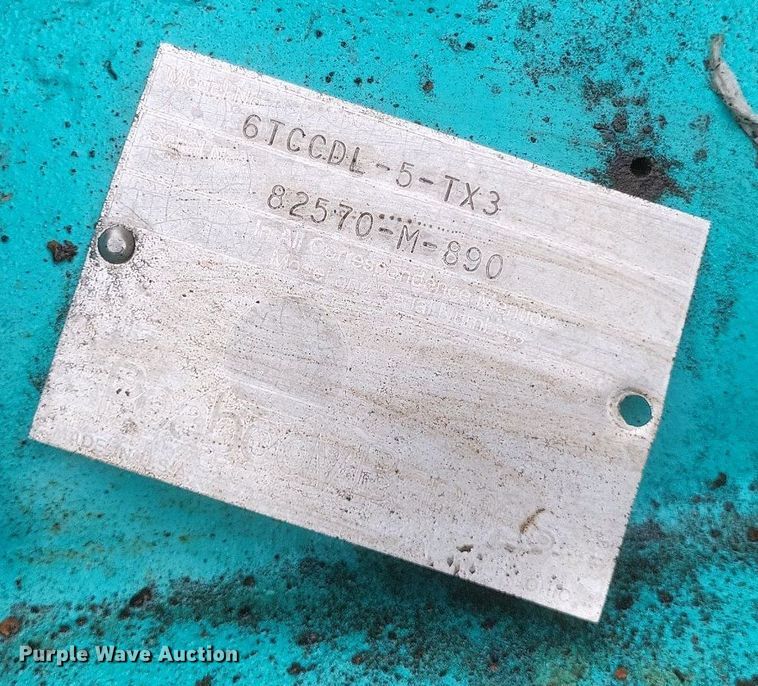 image for item MJ9019 Peabody Barnes 6TCCDL-5-TX3 pump