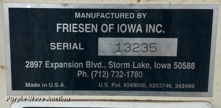 image for item NF9490 Friesen 220 seed tender