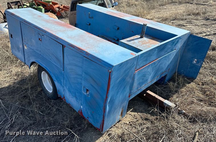 image for item NJ9428 Shop built utility bed trailer