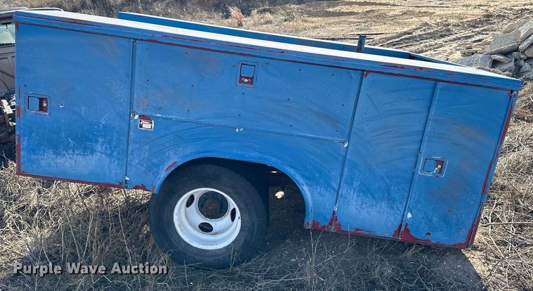 image for item NJ9428 Shop built utility bed trailer