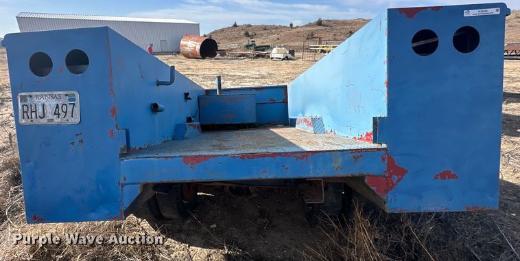 image for item NJ9428 Shop built utility bed trailer