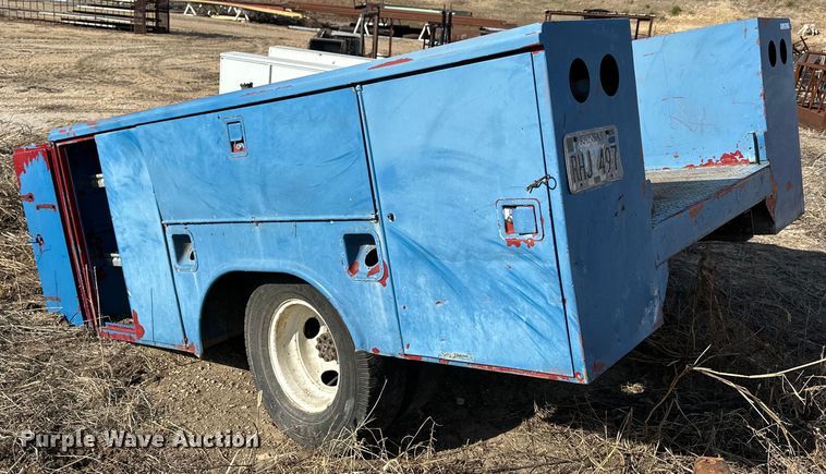 image for item NJ9428 Shop built utility bed trailer