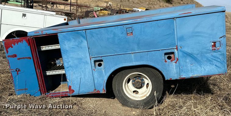 image for item NJ9428 Shop built utility bed trailer