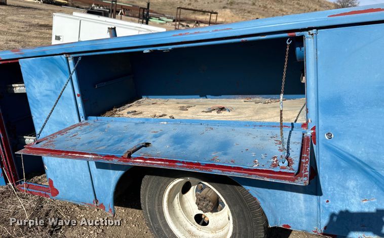 image for item NJ9428 Shop built utility bed trailer