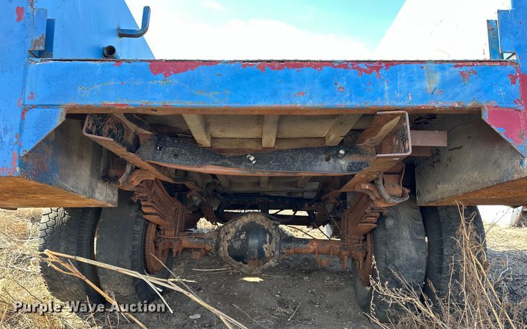 image for item NJ9428 Shop built utility bed trailer