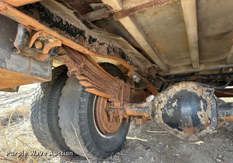 image for item NJ9428 Shop built utility bed trailer