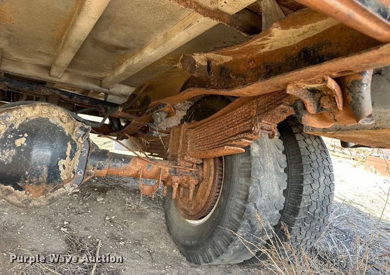 image for item NJ9428 Shop built utility bed trailer