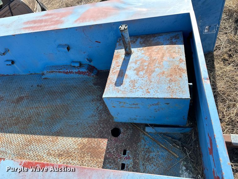 image for item NJ9428 Shop built utility bed trailer