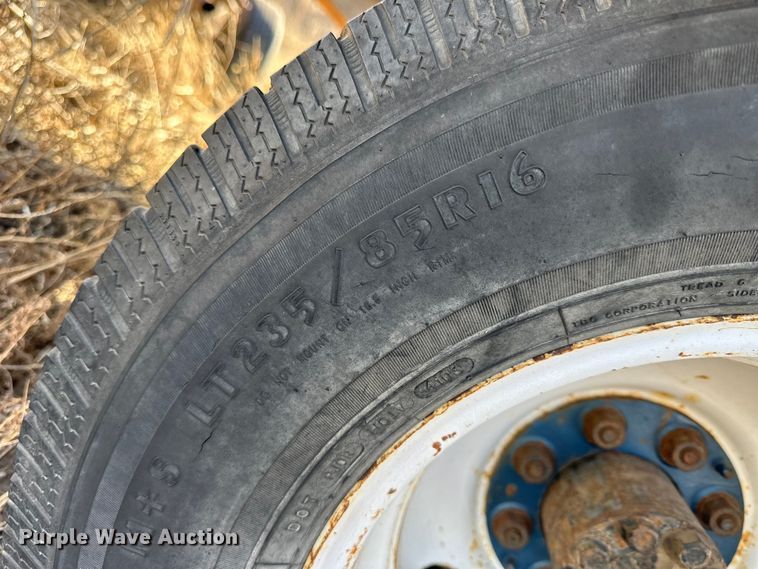 image for item NJ9428 Shop built utility bed trailer