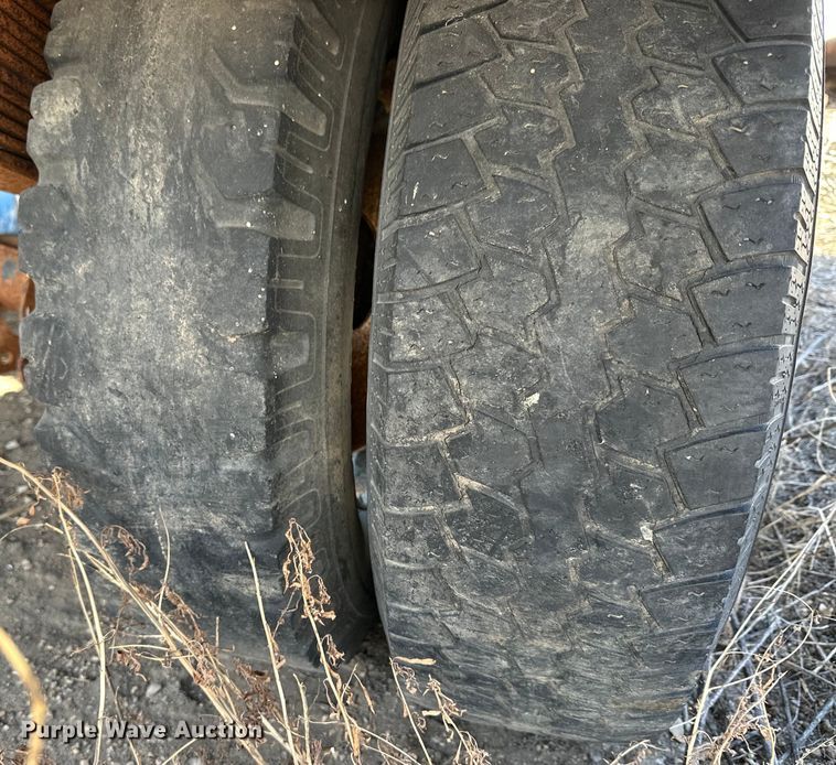 image for item NJ9428 Shop built utility bed trailer