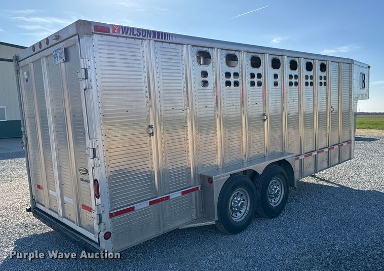 image for item NU9524 2007 Wilson PSSC-8420T livestock trailer