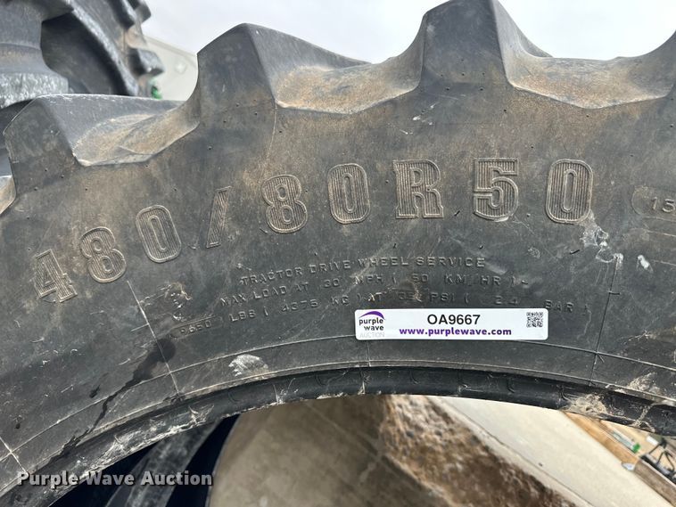 image for item OA9667 (2) 480/80R50 tires