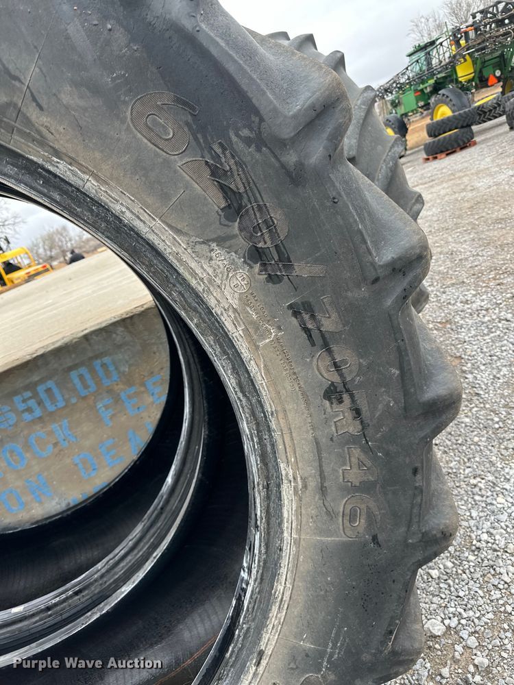 image for item OA9671 (2) 620/70R46 tires