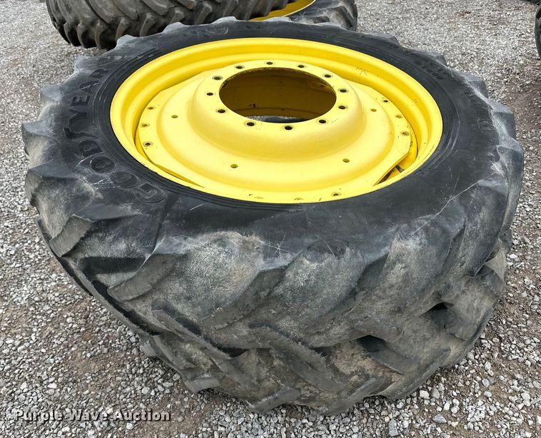 image for item OA9676 (2) 380/80R38 tires and wheels
