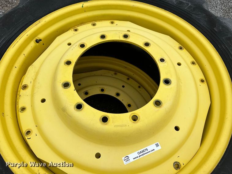 image for item OA9676 (2) 380/80R38 tires and wheels