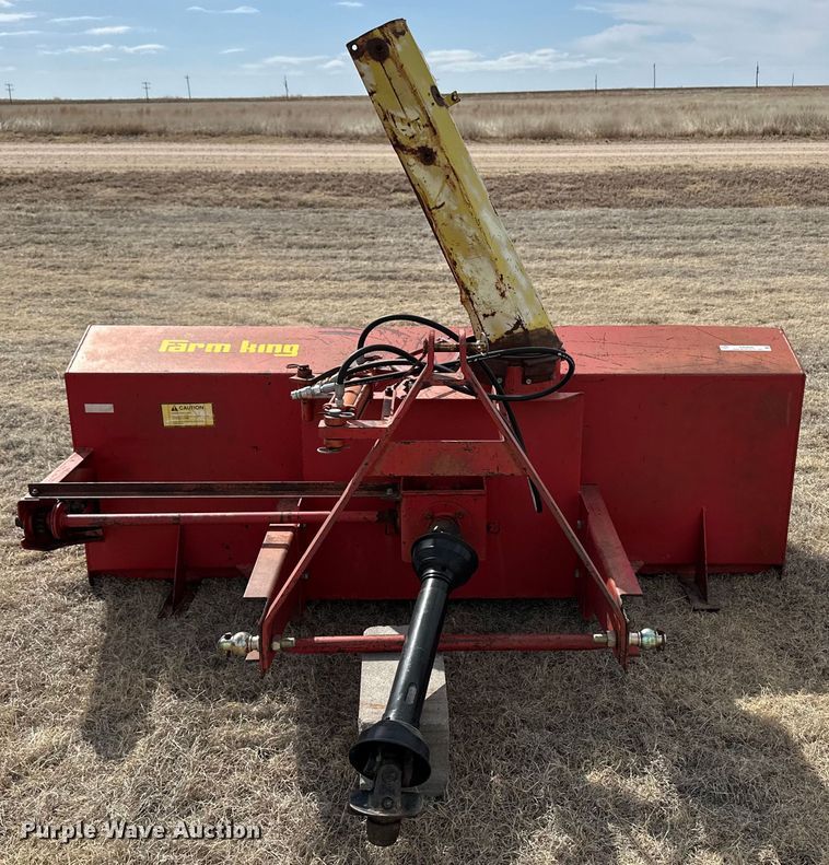 image for item OA9699 Farm King snow blower