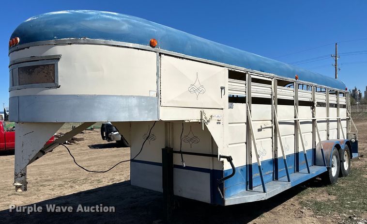 image for item OA9738 2015 Shop built livestock trailer