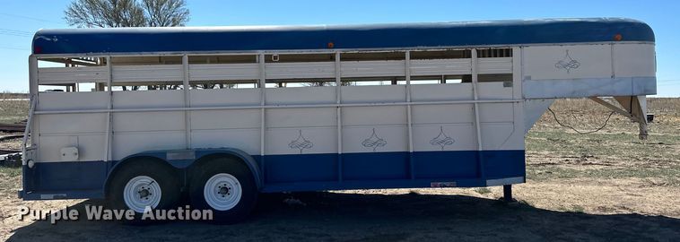 image for item OA9738 2015 Shop built livestock trailer