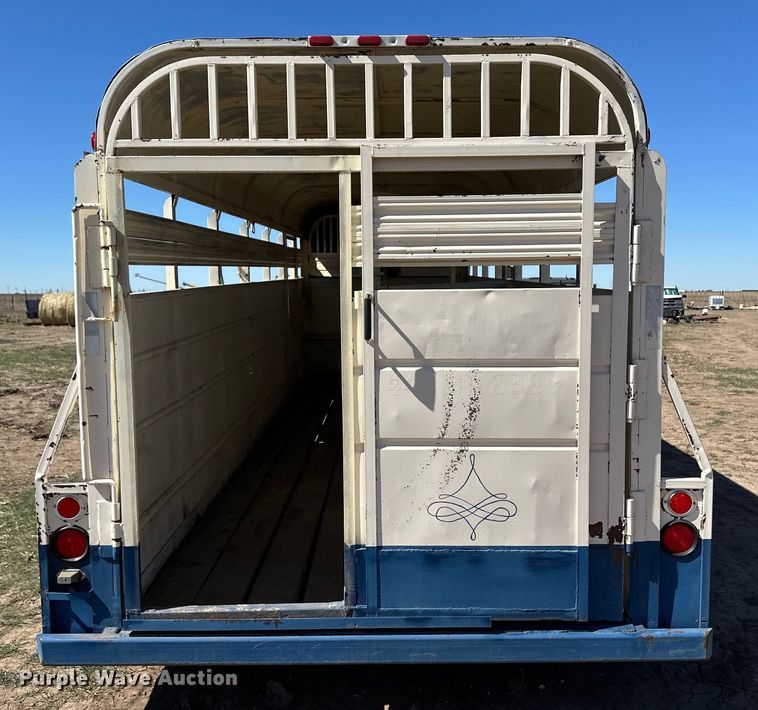 image for item OA9738 2015 Shop built livestock trailer