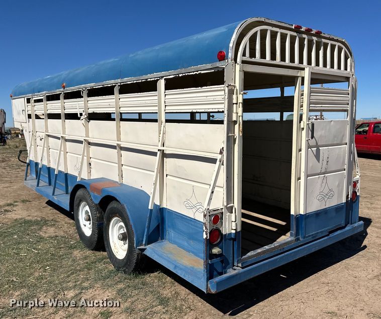 image for item OA9738 2015 Shop built livestock trailer