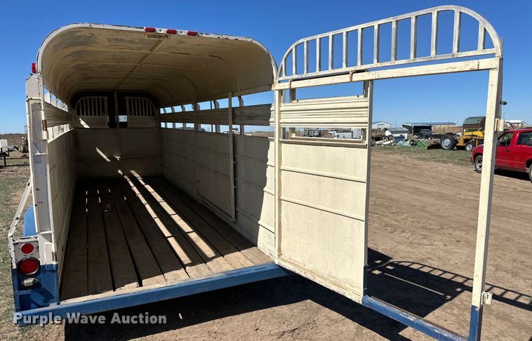 image for item OA9738 2015 Shop built livestock trailer