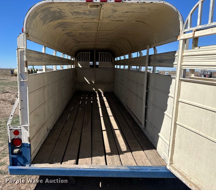 image for item OA9738 2015 Shop built livestock trailer