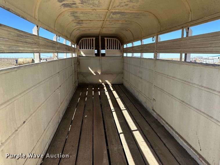 image for item OA9738 2015 Shop built livestock trailer