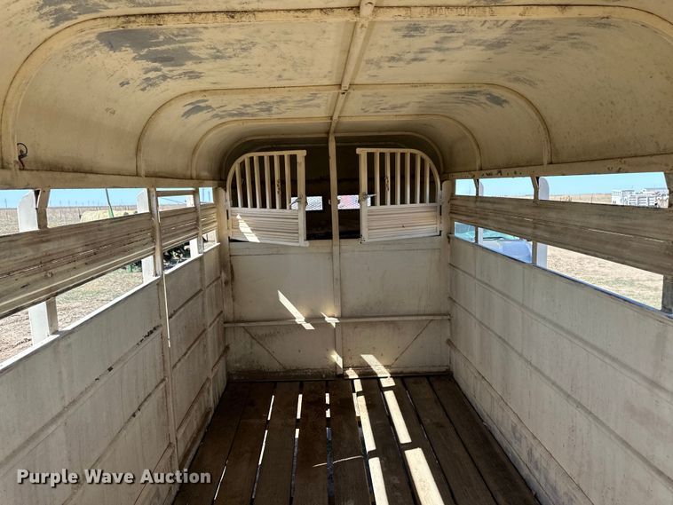 image for item OA9738 2015 Shop built livestock trailer