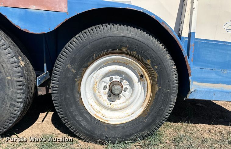 image for item OA9738 2015 Shop built livestock trailer