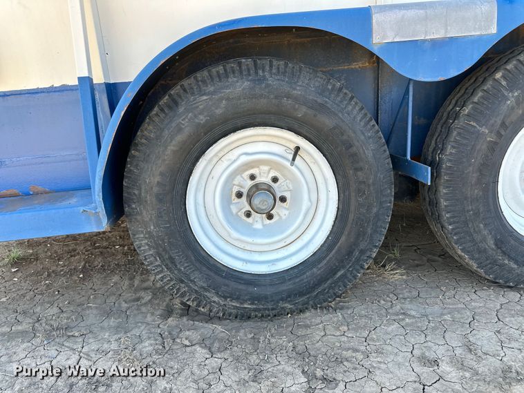 image for item OA9738 2015 Shop built livestock trailer