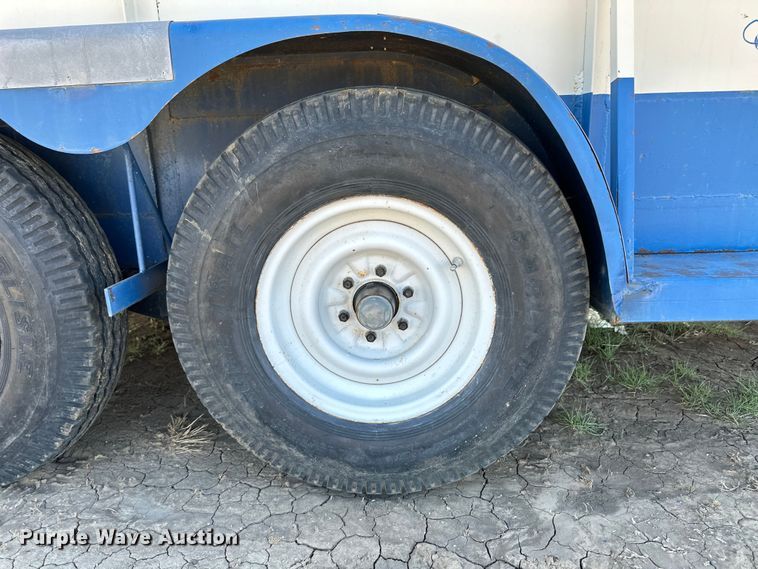 image for item OA9738 2015 Shop built livestock trailer