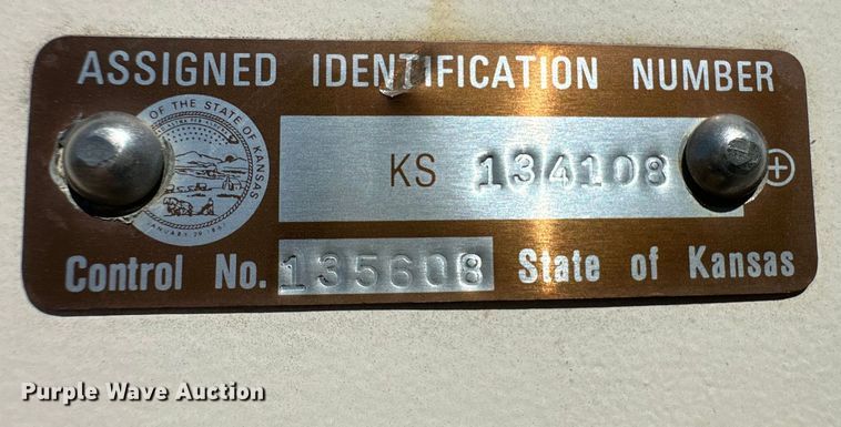 image for item OA9738 2015 Shop built livestock trailer