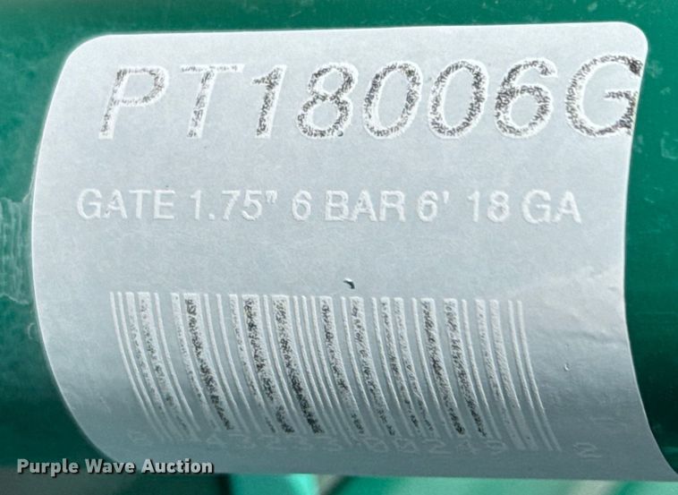 image for item OJ9605 B&W livestock gates