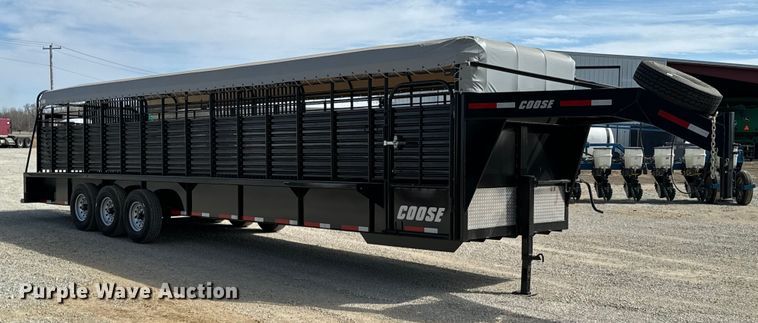 image for item OJ9658 2021 Coose Gooseneck Stock livestock trailer