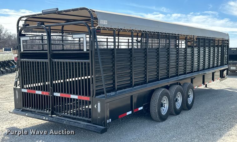 image for item OJ9658 2021 Coose Gooseneck Stock livestock trailer