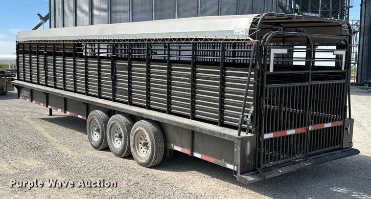 image for item OJ9658 2021 Coose Gooseneck Stock livestock trailer