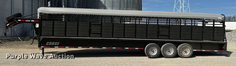 image for item OJ9658 2021 Coose Gooseneck Stock livestock trailer